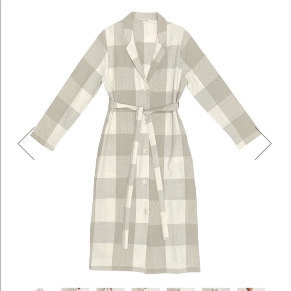 Ali Golden Notch Duster in Gigham - Picture 1 of 3